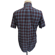 Chemise Ralph Lauren Taille S Classic Fit Carreaux Bleu Rouge Manches Courtes