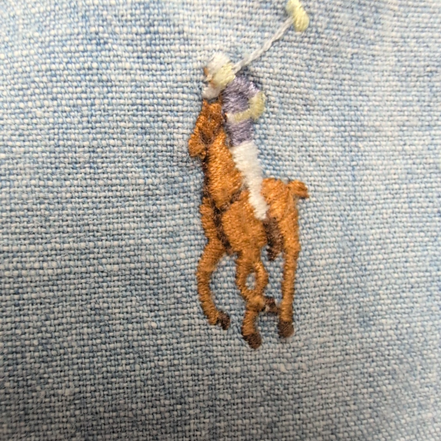 Chemise Polo Ralph Lauren XLTG Junior Effet Jean Logo Premium