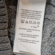 Pull POLO RALPH LAUREN Homme Gris Torsadé Cable Knit Logo Marine Taille XL XXL