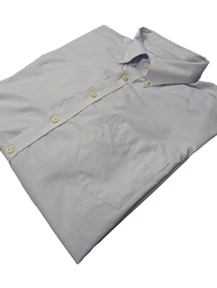 Chemoise Nautica bleu petits carreaux taille XXL #131msch
