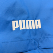 Coupe-Vent Puma XXL Bleu Électrique Vif Veste Sport à Capuche Filet