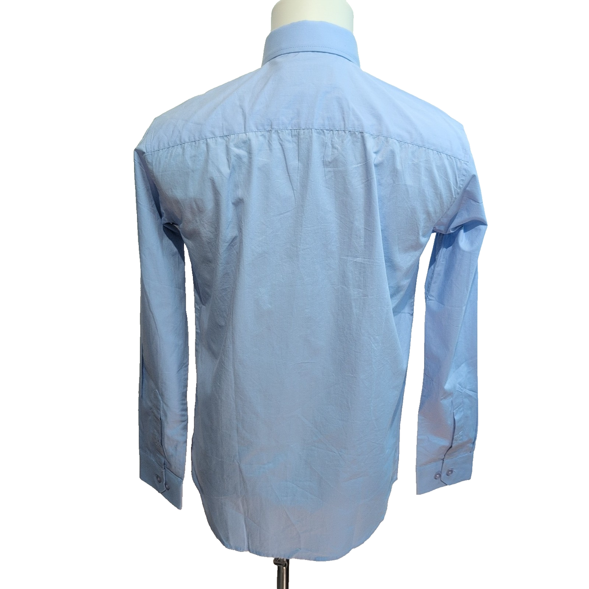 Chemise Todd Shelton M Neuve Étiquette Slim Fit Bleu Unie Manches longues