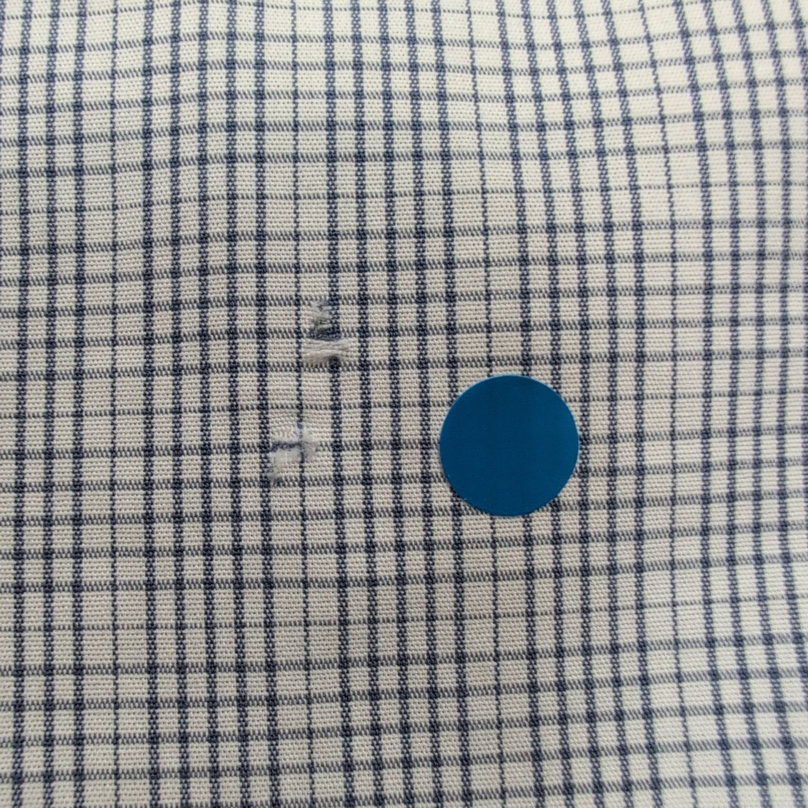 Chemise Brooks Brothers XL/XXL Bleu Carreaux 100% Coton manches longues