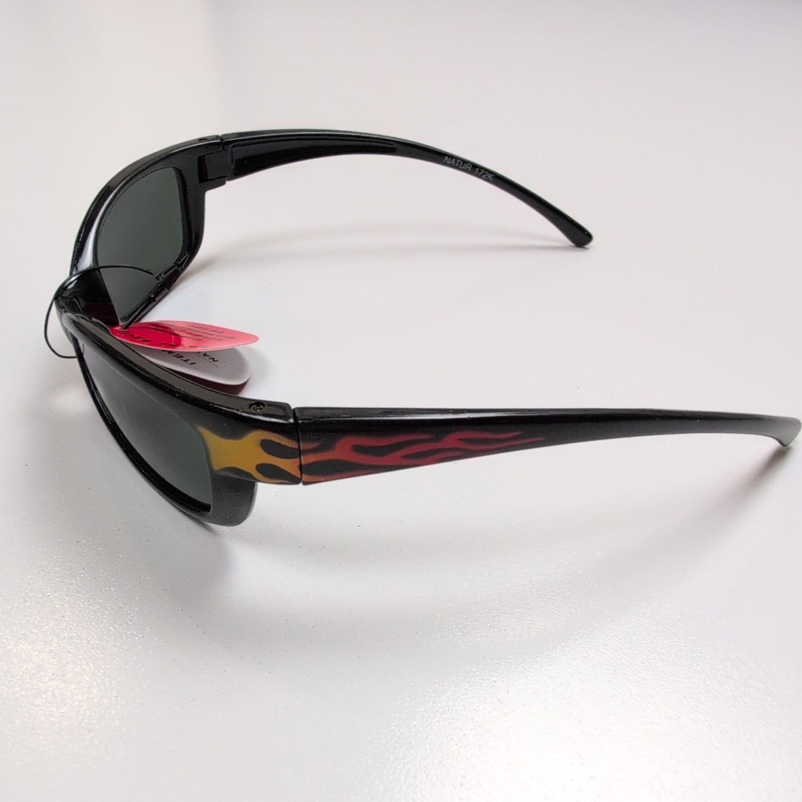Lunettes de soleil Natur Optik Germany Y2K noir brillant ovales 🔥
