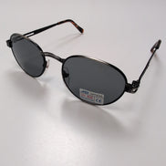 Lunettes de soleil Y2K JD Optical Acier Brossé et Imitation Bois