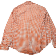 Chemise Polo Ralph Lauren L Orange Carreaux Custom Fit Cintrée Button Down Shirt