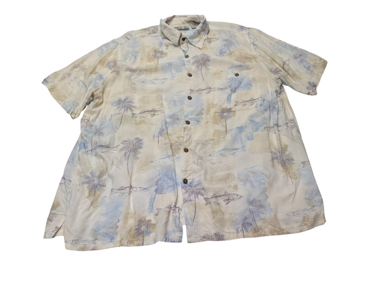 Chemise hawaïenne Batik Bay manches courtes taille XL