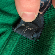 Polo manches courtes Polo Ralph Lauren XL vert foncé logo violet coton