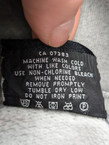 Sweat Polo Jeans Ralph Lauren XL gris logo drapeau USA brodé col rond