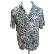 Chemise Hawaïenne Kiabi M Regular Fit 100% Viscose Verte Feuillage