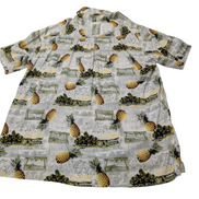 Chemise hawaïenne M.E. Sport ananas manches courtes taille XL