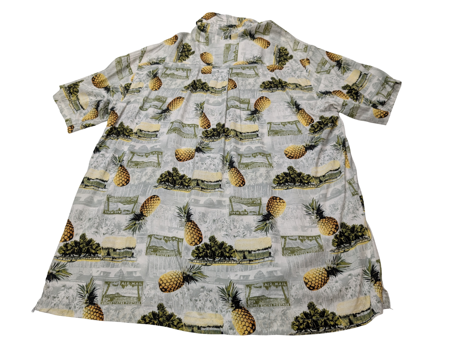 Chemise hawaïenne M.E. Sport ananas manches courtes taille XL