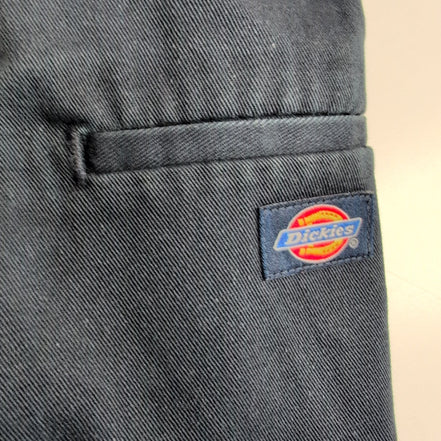 Short Dickies Workwear Bleu Marine Homme W33 Coupe Droite Très Bon État