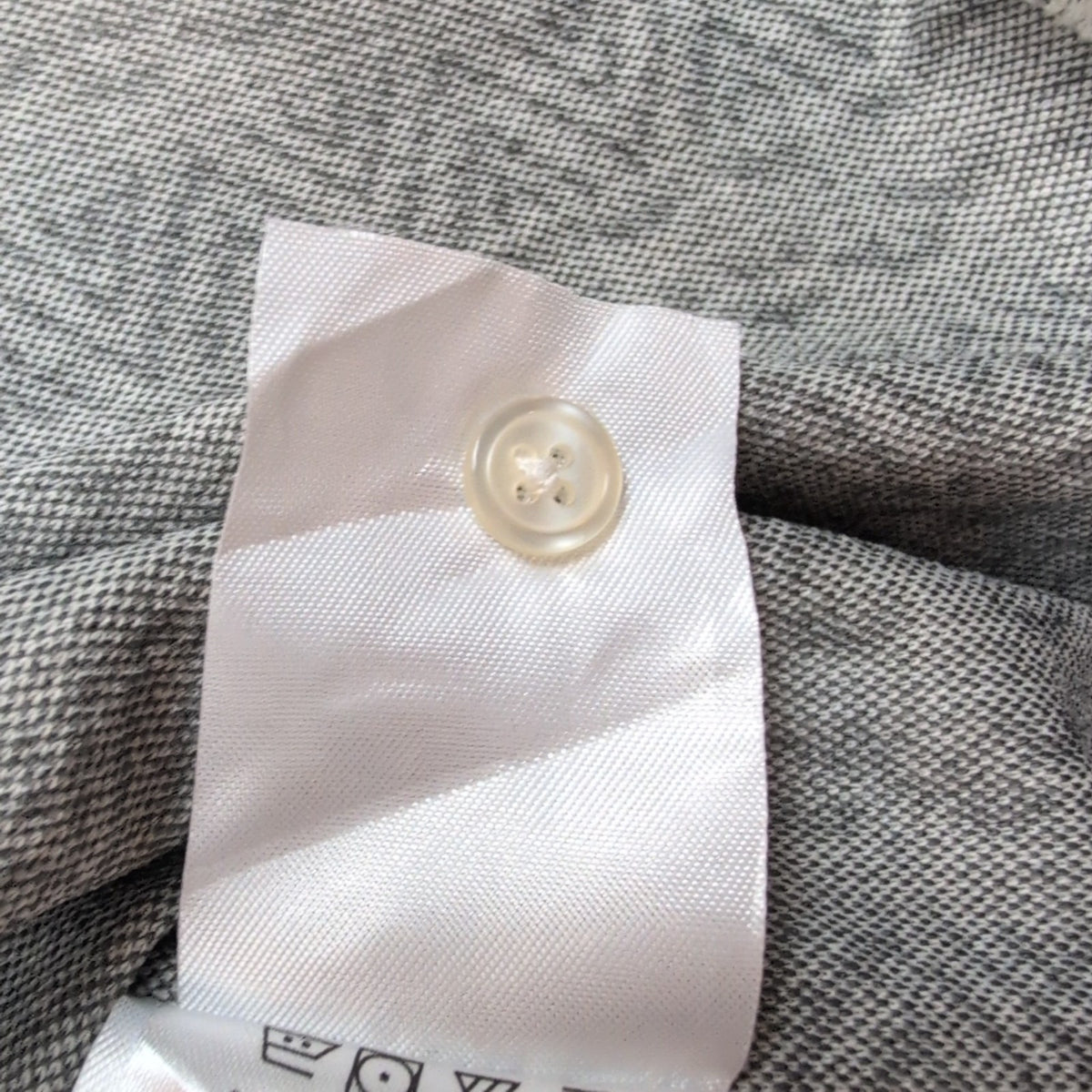 Chemise Hawaïenne Hawksbay XL Blanc Gris Rayures Manches Courtes Coton