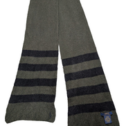 Écharpe Polo Ralph Lauren Longue 2m Kaki Rayures Noires Laine & Cachemire