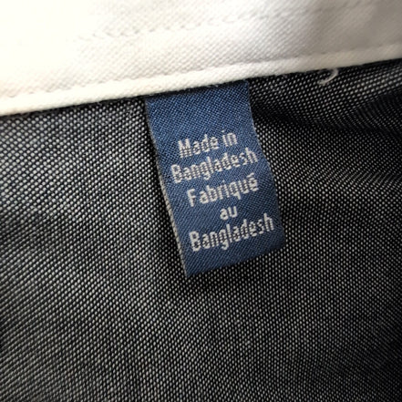 Chemise TOMMY HILFIGER Grise à Col Blanc Winchester Manches Longues - Taille XL