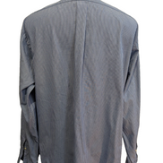 Chemise Ralph Lauren Manches Longues Yarmouth Rayures Bleu Blanc L