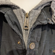 Blouson Wrangler Workwear XL 46/48 Veste Matelassée Chaude Capuche Noir