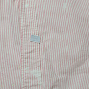Chemise Polo Ralph Lauren Shirt XL XXL The Big Oxford Rose Rayée Logo Col Classi