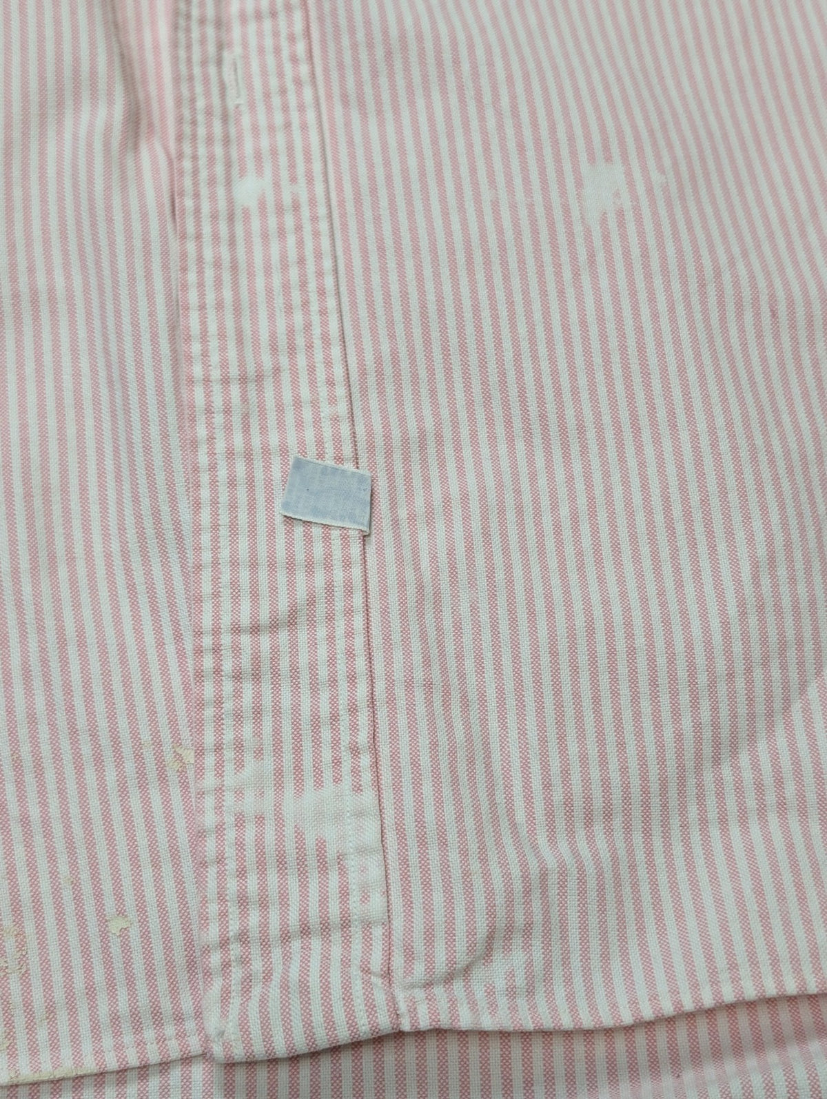Chemise Polo Ralph Lauren Shirt XL XXL The Big Oxford Rose Rayée Logo Col Classi