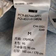 Chemise LEVI'S Western Jean Denim Bleu Manches Longues - Taille M