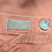Chemise Carhartt Vintage Orange Patinée Manches Longues XXL