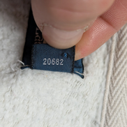 Veste Polo Ralph Lauren crème S capuche doublée motif aztèque logo noir