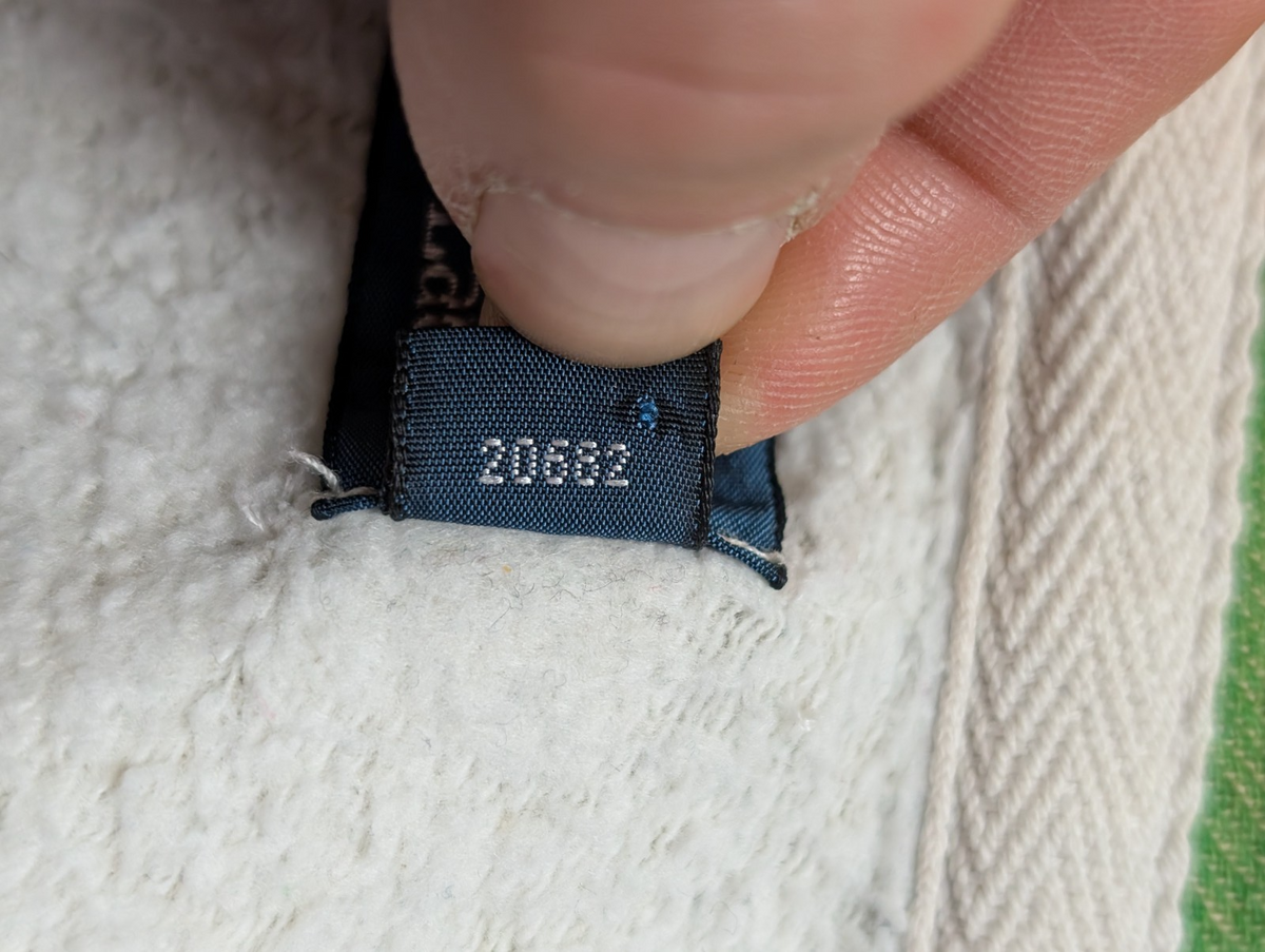 Veste Polo Ralph Lauren crème S capuche doublée motif aztèque logo noir