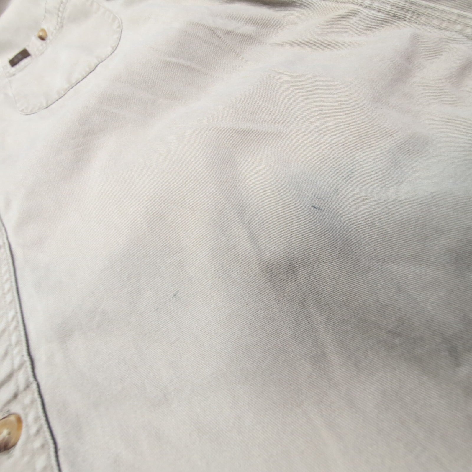 Chemise Wrangler RIGGS beige crème taille XL uni manches longues