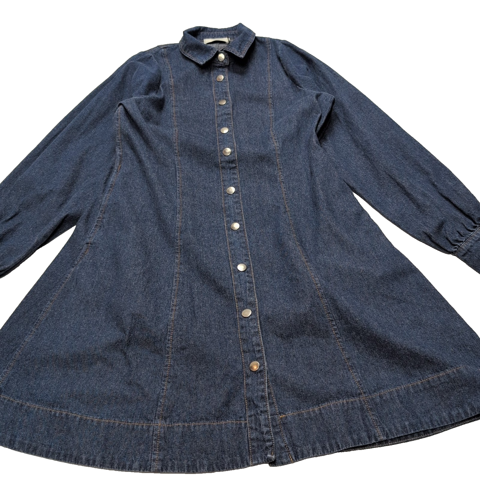 Robe Neo Noir 36 Jean Bleu Manches Longues Neuve Étiquette
