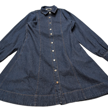 Robe Neo Noir 36 Jean Bleu Manches Longues Neuve Étiquette