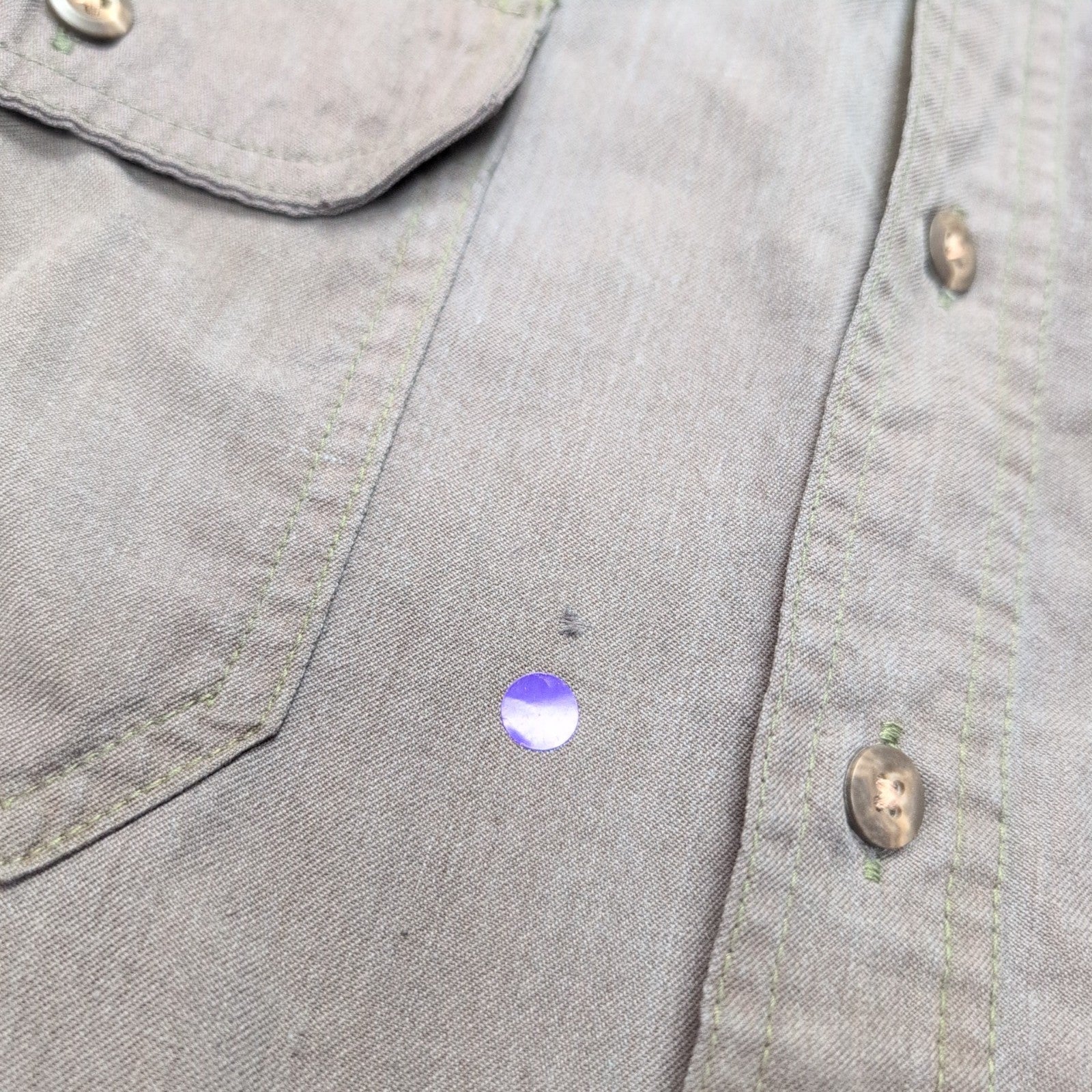 Chemise Carhartt 2XL FR NFPA 2112 Kaki Aramid Workwear CAT manches longues