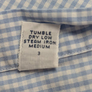 Ralph Lauren Chemise Homme XL Bleu Ciel Gingham Manches Longues Classic Blake