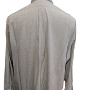 Chemise Polo Ralph Lauren Shirt Golf XL Tilden Plaid Crème Vert Button Down