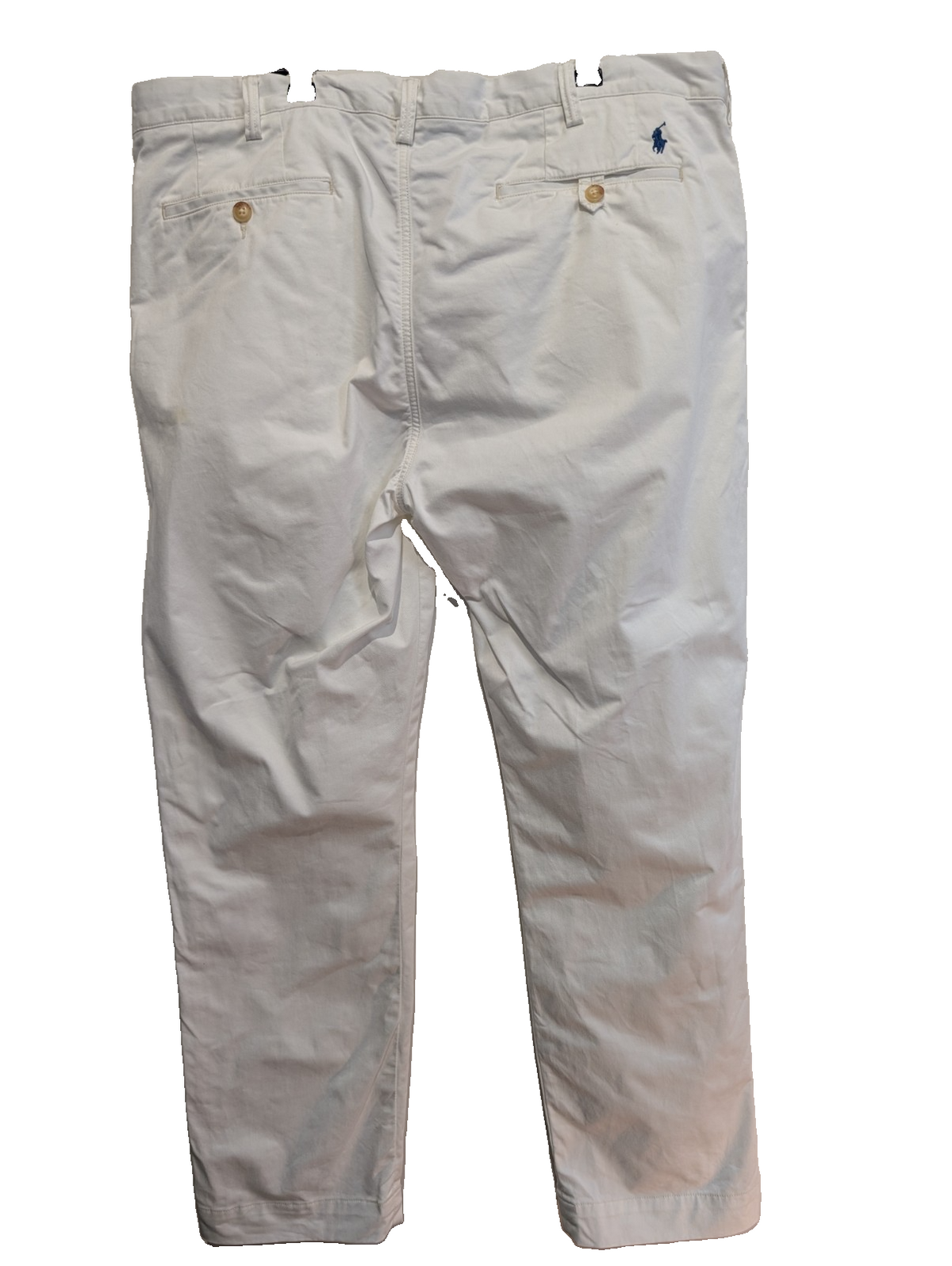 Pantalon chino Polo Ralph Lauren W38 L30 blanc Stretch Straight Fit