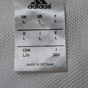 Veste Adidas Trainer Blanche Taille XL (Coupe large - Mesures réelles)