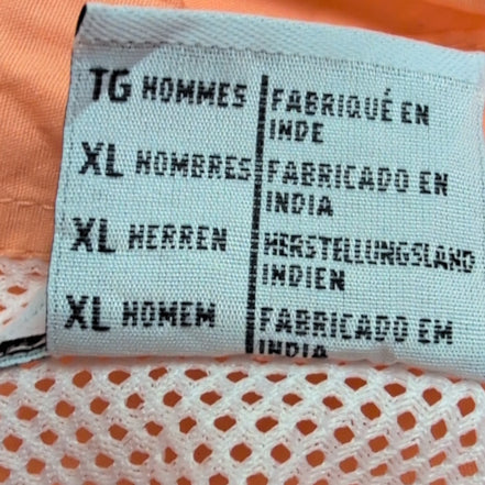 Chemise Columbia PFG orange uni manches longues taille XXL homme