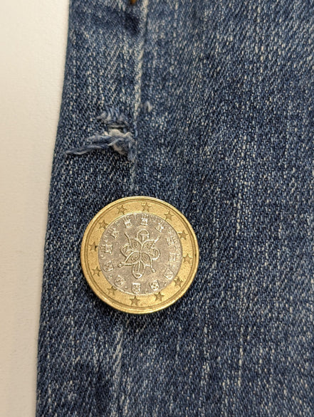 Jean Lee Vintage Homme W34 L34 Bleu Denim Stretch Excellent État