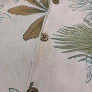 Chemise hawaïenne Puritan feuilles manches courtes taille L