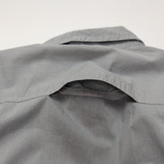 Chemise Wrangler Manche Courte Grise Unie Technique Taille L Deux Poches