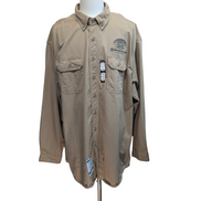 Chemise Carhartt FR 3XL Beige Neuve Étiquette Workwear manches longues
