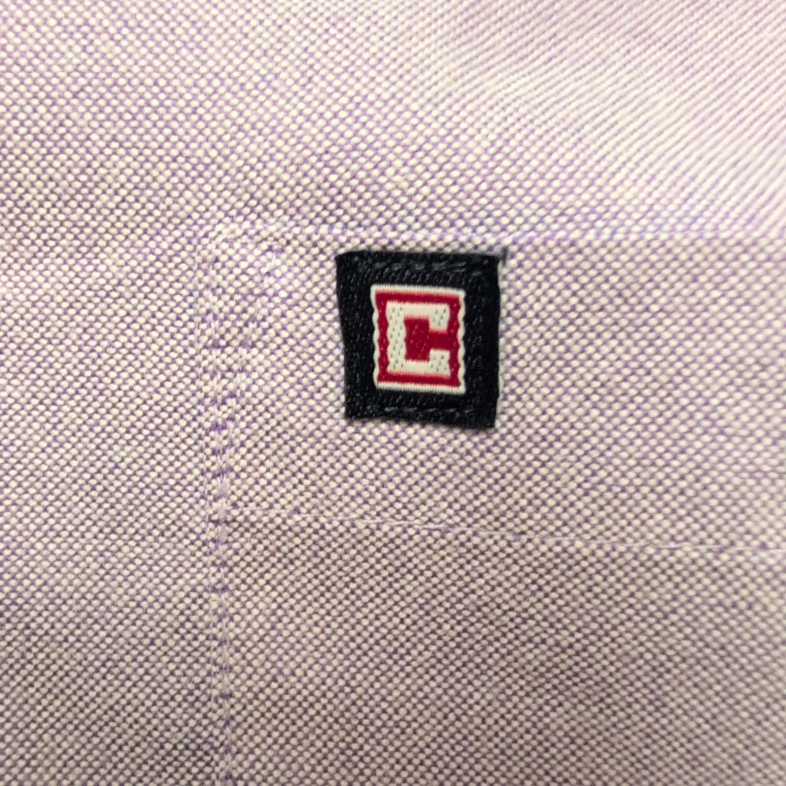 Chemise Chaps Coton Oxford lilas manches longues 1 poche M L