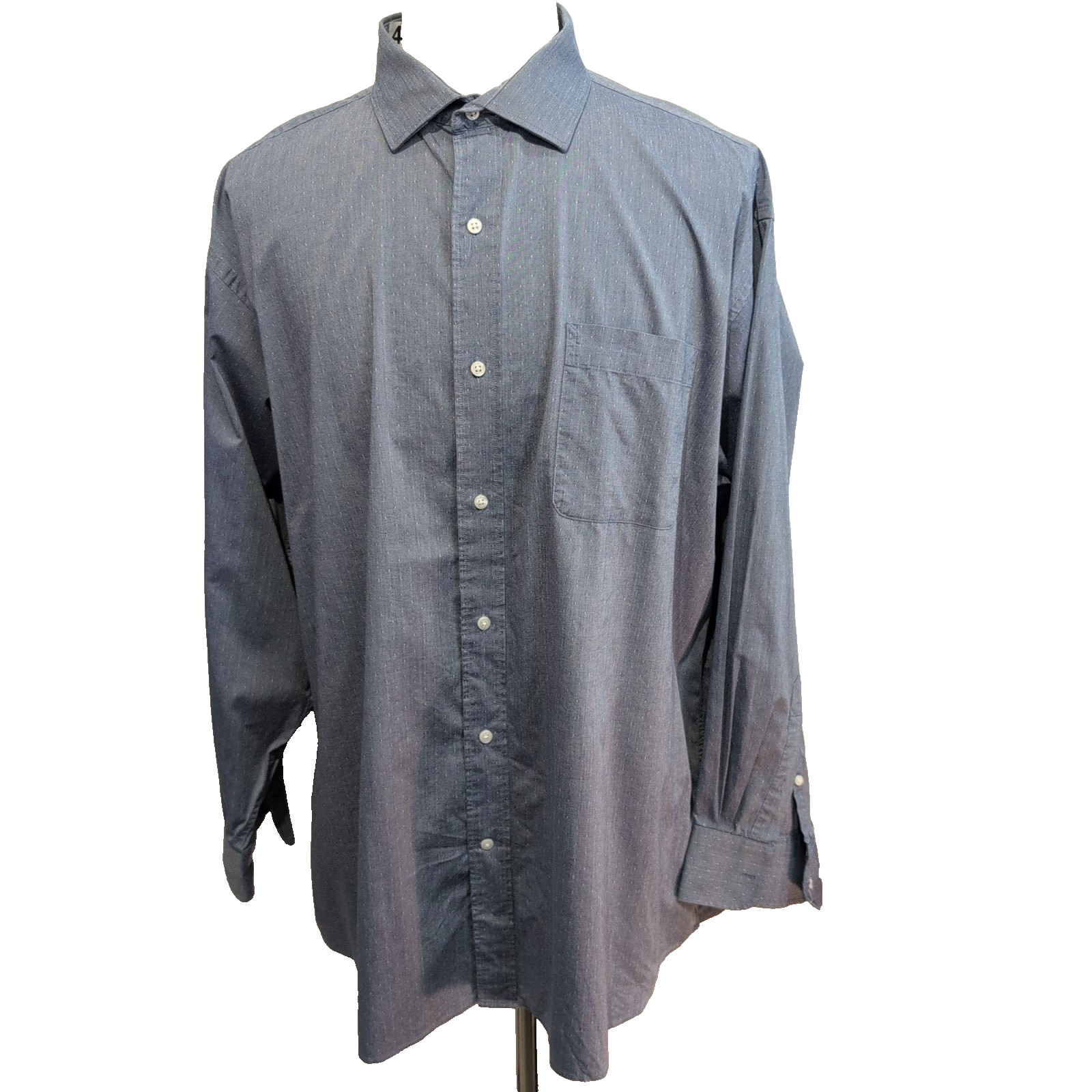 Chemise Tommy Hilfiger Bleu à Motifs Matière Stretch - Taille 2XL/3XL