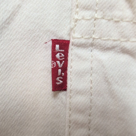 Chemise Levi's Red Tab vintage blanc 2XL denim 2 poches rare manches longues