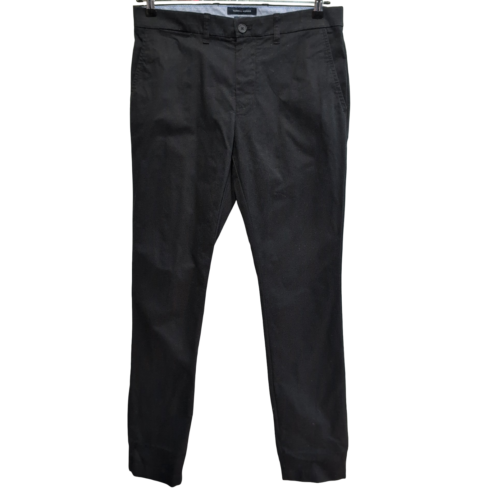 Pantalon chino Tommy Hilfiger stretch noir taille W33wL34 FR42 #51ct