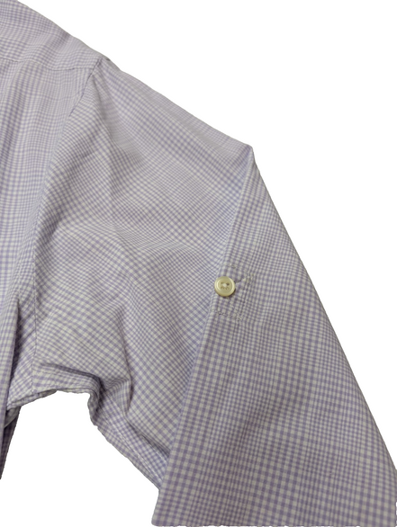 Chemise U.S. Polo ASSN lila violet manches longues à carreaux taille S