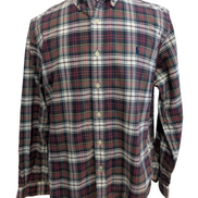 Chemise RALPH LAUREN Carreaux Rouge Blanc Vert Manches longues Taille L