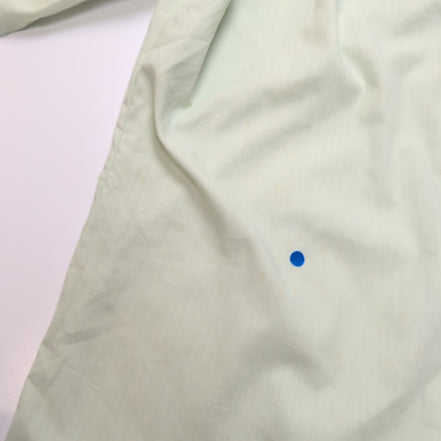 Chemise Montgomery Ward M/L Vert Pastel Col Pointe Made in Korea Vintage