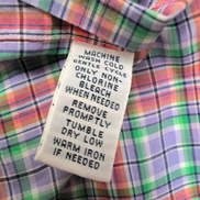 Chemise Ralph Lauren M Custom Fit Lilas Orange Vert Carreaux Shirt Button Down