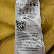 Sweat à capuche Guess Originals Jaune Grands Logos Taille M